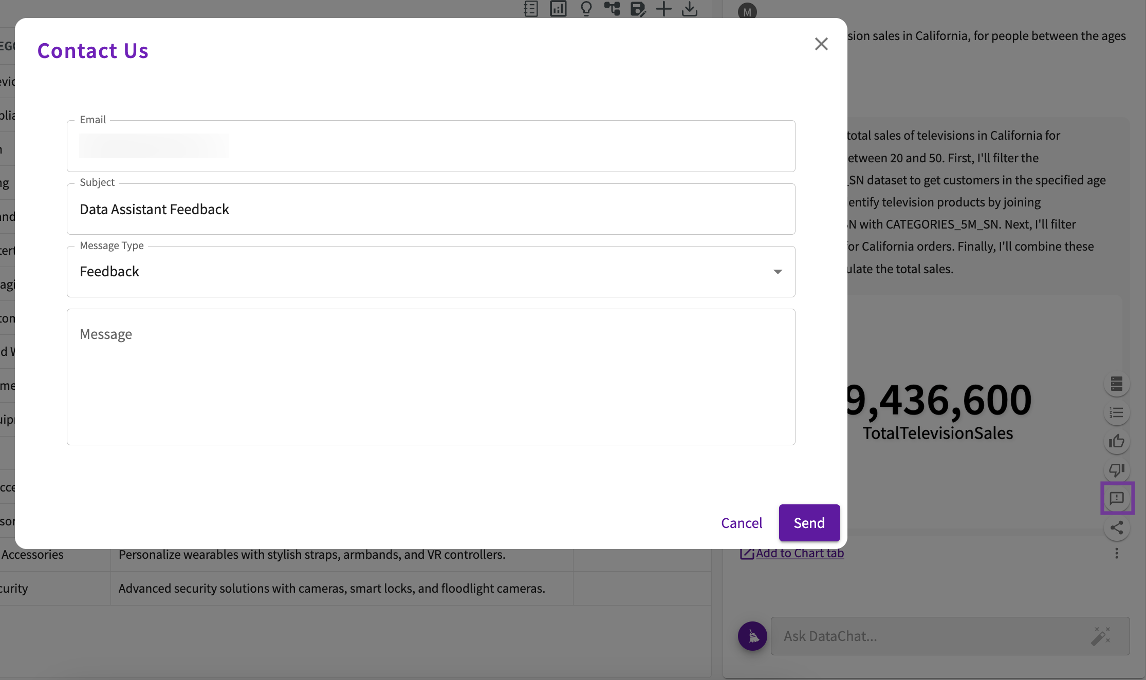 detailed feedback