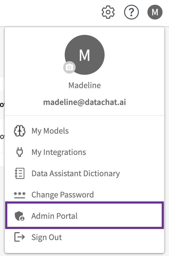 admin portal