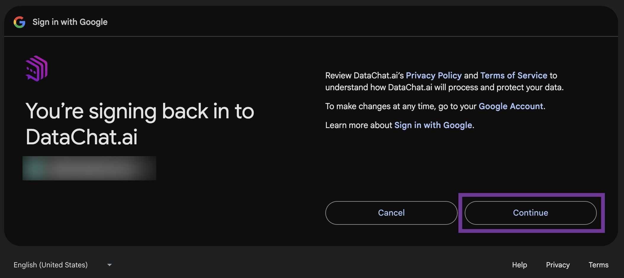 bigquery oauth