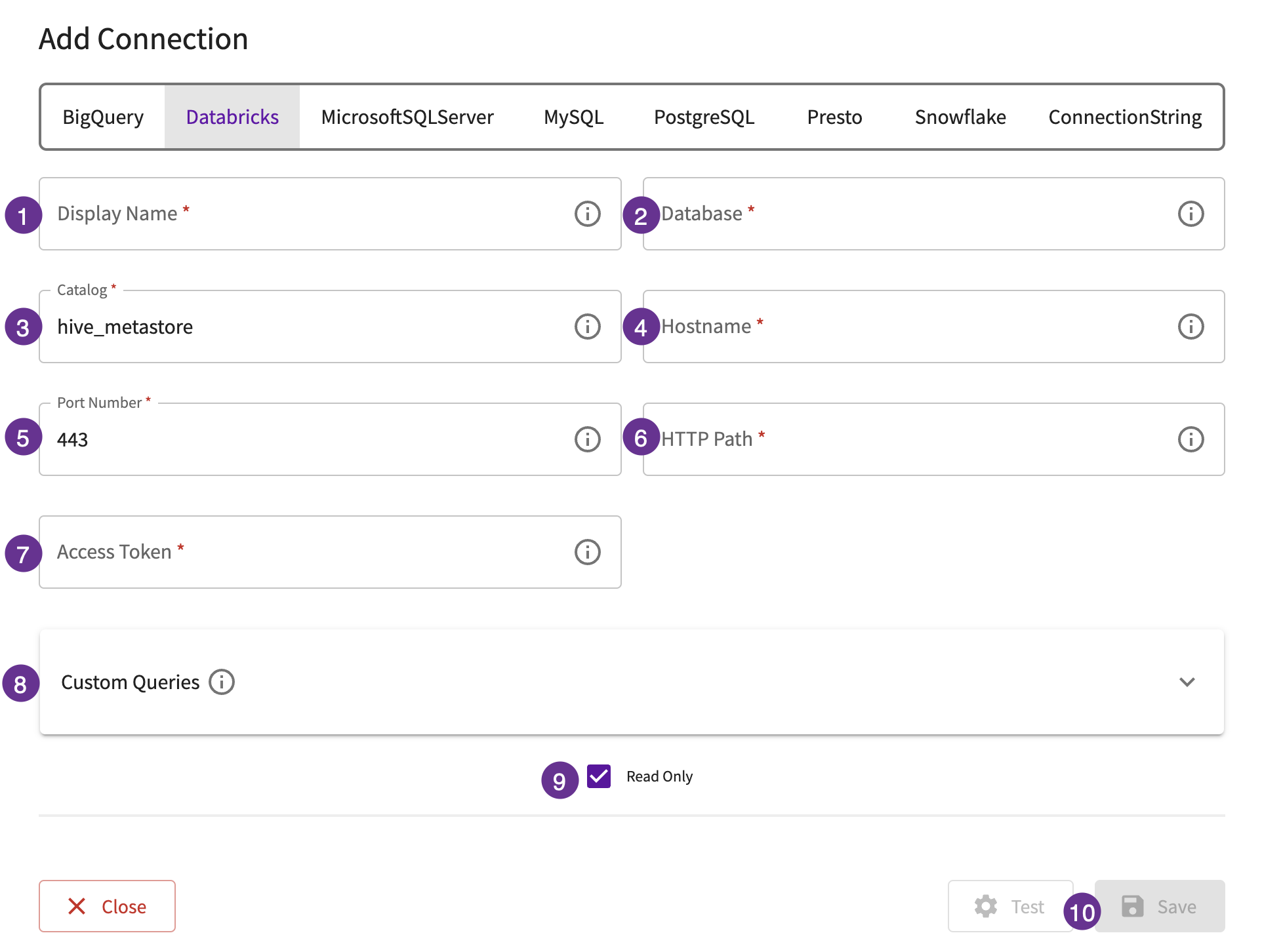 Databricks database