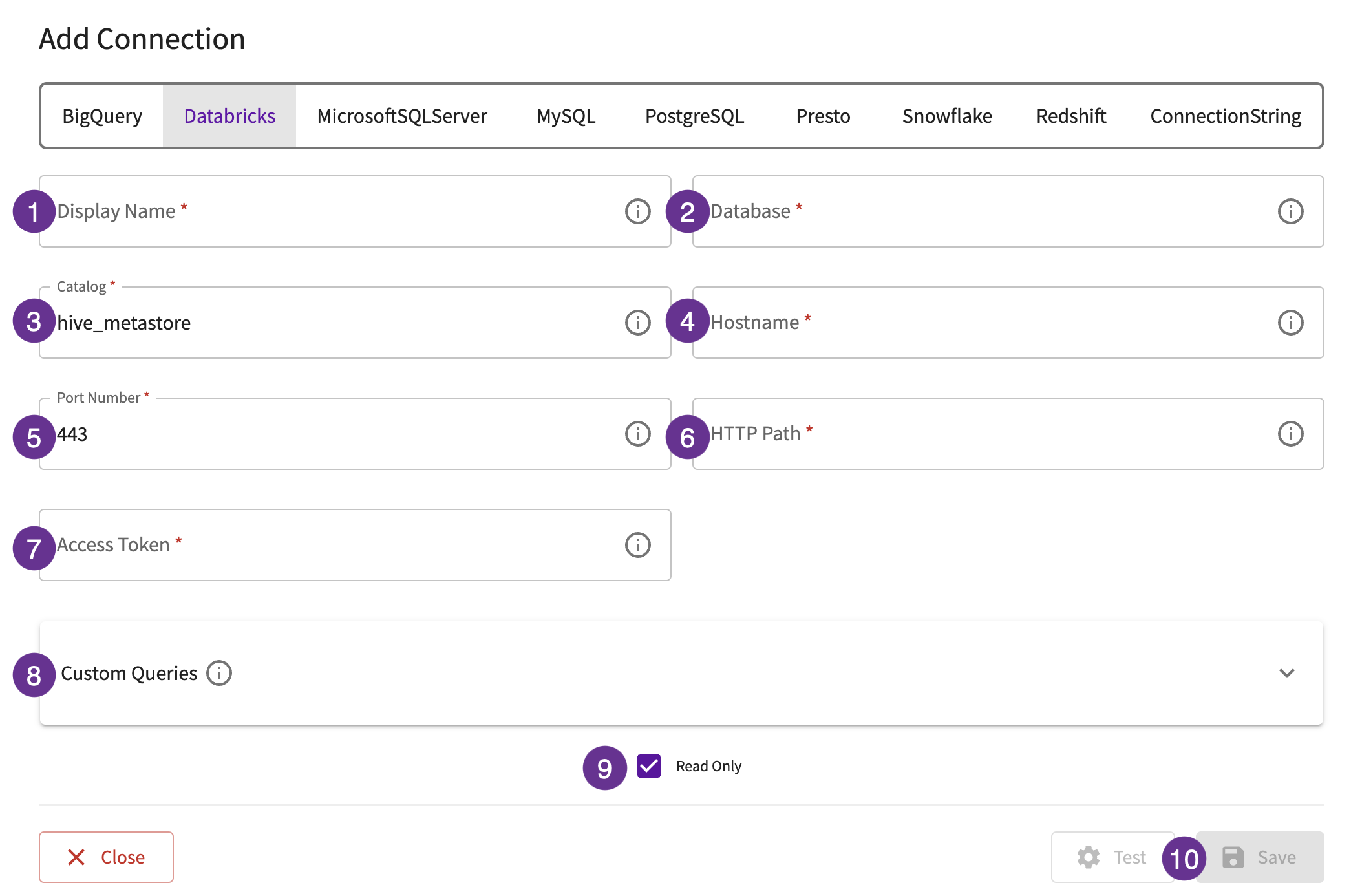 Databricks database