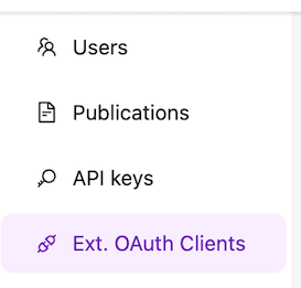oauth clients
