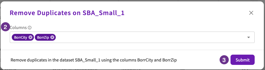 remove duplicates form